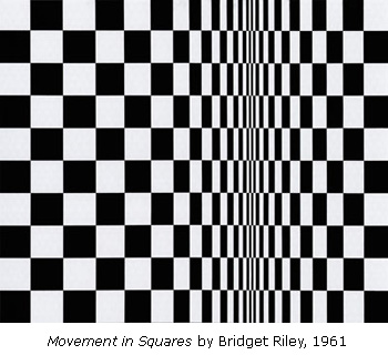 Movement in Squares by Bridget Riley (1961)